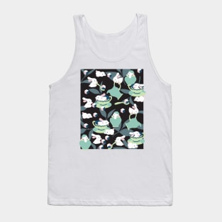 Rabbit Tea Party Art III Tank Top